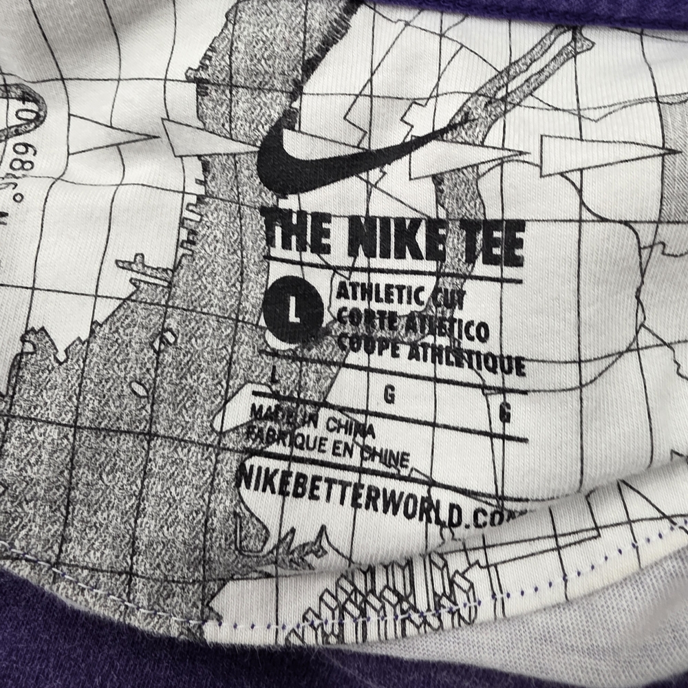 Nike Men's Kevin Durant Purple and Pink Gradient Tee 35 Logo - Picture 6 of 7